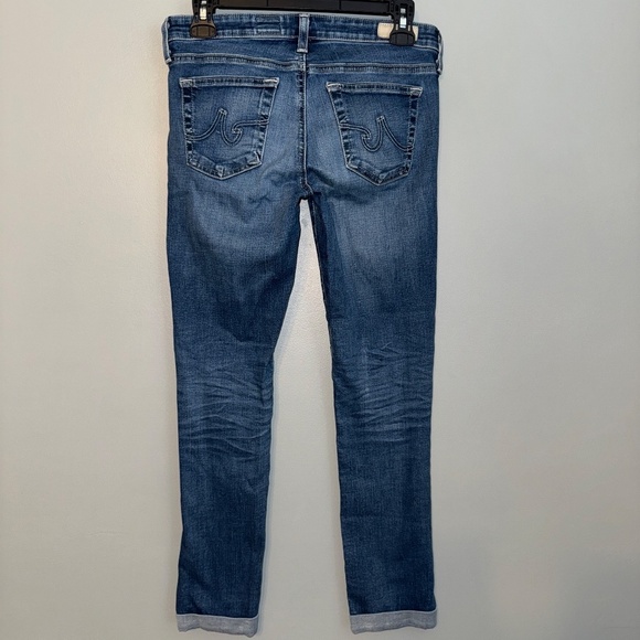 EUC AG Adriano Goldschmied The Stilt Cigarette Roll-up Jeans Size 27 - Picture 6 of 7